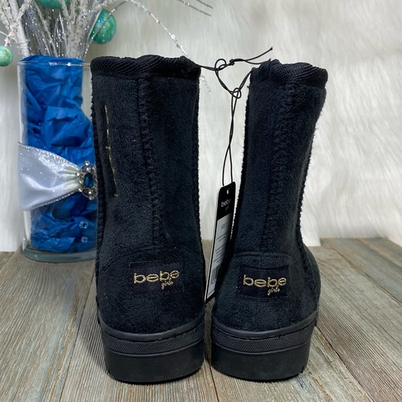 bebe Girls Mid Calf Microsuede Winter Boots 
Size 7 - Picture 4 of 10